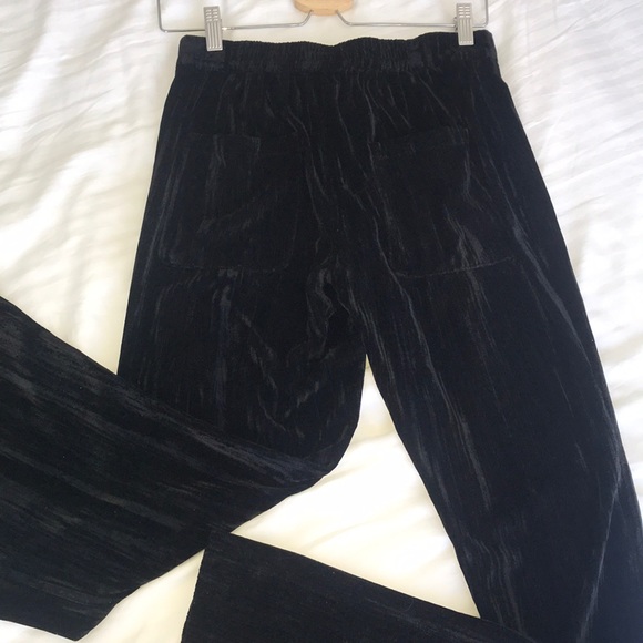 ZARA velvet bell bottom trousers - Picture 1 of 7